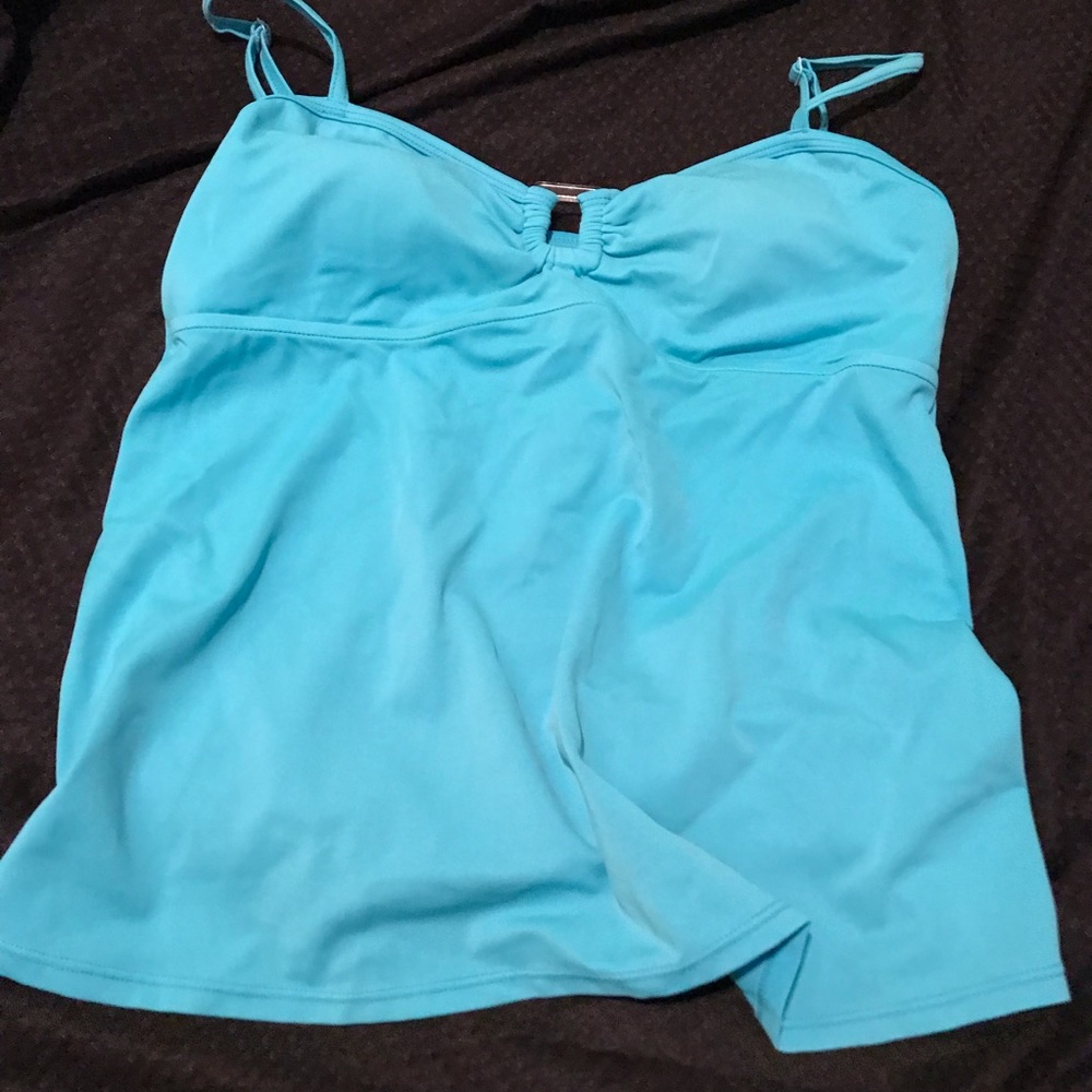 Liz Lange - Turquoise Tankini Top